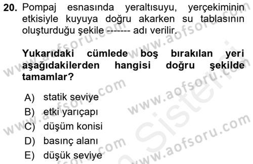 CBS’de Proje Tasarımı ve Yönetimi 1 Dersi 2018 - 2019 Yılı (Final) Dönem Sonu Sınav Soruları 20. Soru