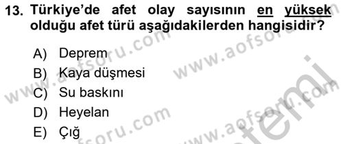 CBS’de Proje Tasarımı ve Yönetimi 1 Dersi 2018 - 2019 Yılı Yaz Okulu Sınav Soruları 13. Soru