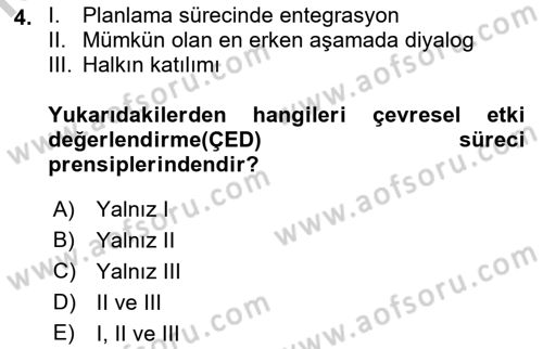 CBS’de Proje Tasarımı ve Yönetimi 1 Dersi 2018 - 2019 Yılı Yaz Okulu Sınav Soruları 4. Soru
