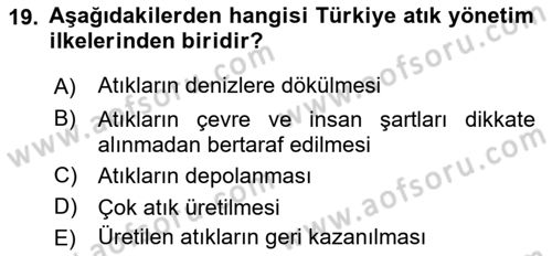 CBS’de Proje Tasarımı ve Yönetimi 1 Dersi 2019 - 2020 Yılı (Vize) Ara Sınav Soruları 19. Soru