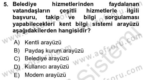 CBS’de Proje Tasarımı ve Yönetimi 1 Dersi 2019 - 2020 Yılı (Vize) Ara Sınav Soruları 5. Soru