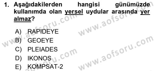 CBS’de Proje Tasarımı ve Yönetimi 1 Dersi 2019 - 2020 Yılı (Final) Dönem Sonu Sınav Soruları 1. Soru