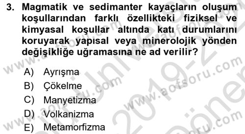 CBS’de Proje Tasarımı ve Yönetimi 1 Dersi 2019 - 2020 Yılı (Final) Dönem Sonu Sınav Soruları 3. Soru