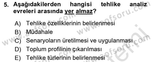 CBS’de Proje Tasarımı ve Yönetimi 1 Dersi 2019 - 2020 Yılı (Final) Dönem Sonu Sınav Soruları 5. Soru