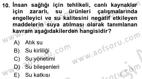 CBS’de Proje Tasarımı ve Yönetimi 1 Dersi 2020 - 2021 Yılı Yaz Okulu Sınav Soruları 10. Soru
