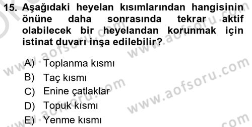 CBS’de Proje Tasarımı ve Yönetimi 1 Dersi 2020 - 2021 Yılı Yaz Okulu Sınav Soruları 15. Soru