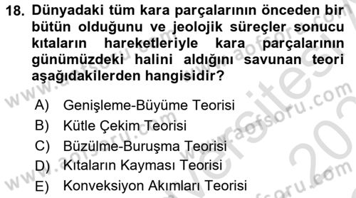 CBS’de Proje Tasarımı ve Yönetimi 1 Dersi 2020 - 2021 Yılı Yaz Okulu Sınav Soruları 18. Soru