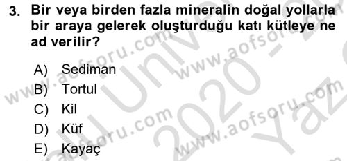 CBS’de Proje Tasarımı ve Yönetimi 1 Dersi 2020 - 2021 Yılı Yaz Okulu Sınav Soruları 3. Soru