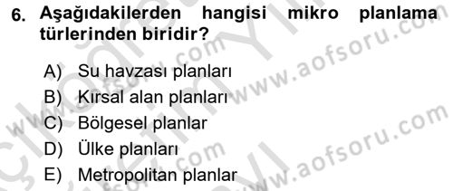 CBS’de Proje Tasarımı ve Yönetimi 1 Dersi 2020 - 2021 Yılı Yaz Okulu Sınav Soruları 6. Soru