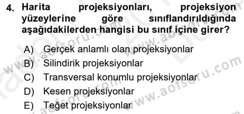 Açık Kaynak Kodlu CBS Yazılım Uygulaması Dersi 2017 - 2018 Yılı (Final) Dönem Sonu Sınav Soruları 4. Soru