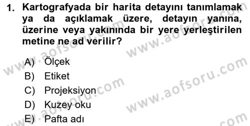 Açık Kaynak Kodlu CBS Yazılım Uygulaması Dersi 2018 - 2019 Yılı (Final) Dönem Sonu Sınav Soruları 1. Soru
