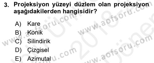 Açık Kaynak Kodlu CBS Yazılım Uygulaması Dersi 2018 - 2019 Yılı (Final) Dönem Sonu Sınav Soruları 3. Soru