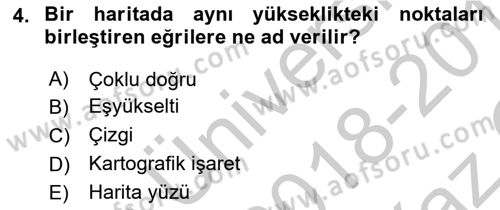 Açık Kaynak Kodlu CBS Yazılım Uygulaması Dersi 2018 - 2019 Yılı Yaz Okulu Sınav Soruları 4. Soru