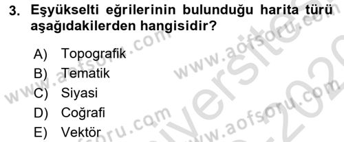 Açık Kaynak Kodlu CBS Yazılım Uygulaması Dersi 2019 - 2020 Yılı (Vize) Ara Sınav Soruları 3. Soru