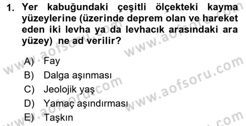 Yerel Yönetimlerde CBS Uygulamaları Dersi 2018 - 2019 Yılı Yaz Okulu Sınav Soruları 1. Soru