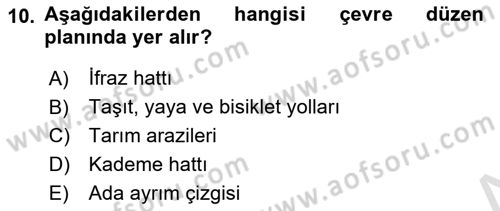 Yerel Yönetimlerde CBS Uygulamaları Dersi 2022 - 2023 Yılı Yaz Okulu Sınav Soruları 10. Soru