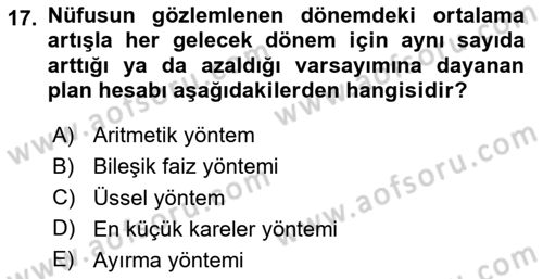 Yerel Yönetimlerde CBS Uygulamaları Dersi 2024 - 2025 Yılı (Vize) Ara Sınav Soruları 17. Soru