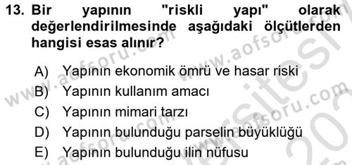 Yerel Yönetimlerde CBS Uygulamaları Dersi 2025 - 2026 Yılı (Vize) Ara Sınav Soruları 13. Soru