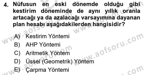 Yerel Yönetimlerde CBS Uygulamaları Dersi 2025 - 2026 Yılı (Final) Dönem Sonu Sınav Soruları 4. Soru
