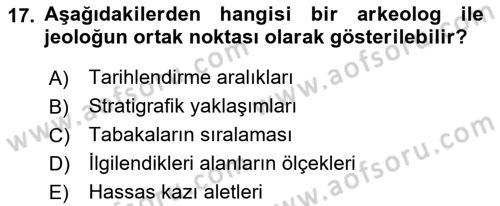 Coğrafi Bilgi Sistemlerinin Kullanım Alanları 2 Dersi 2021 - 2022 Yılı (Vize) Ara Sınav Soruları 17. Soru
