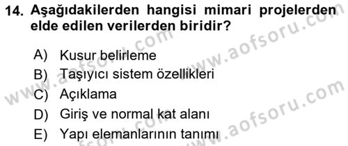 Coğrafi Bilgi Sistemlerinin Kullanım Alanları 2 Dersi 2021 - 2022 Yılı (Final) Dönem Sonu Sınav Soruları 14. Soru