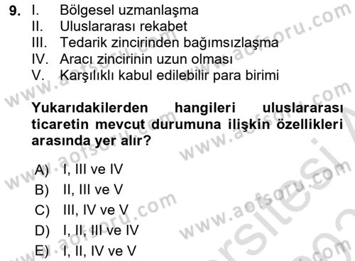 Coğrafi Bilgi Sistemlerinin Kullanım Alanları 2 Dersi 2021 - 2022 Yılı (Final) Dönem Sonu Sınav Soruları 9. Soru