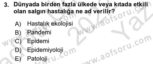 Coğrafi Bilgi Sistemlerinin Kullanım Alanları 2 Dersi 2022 - 2023 Yılı Yaz Okulu Sınav Soruları 3. Soru