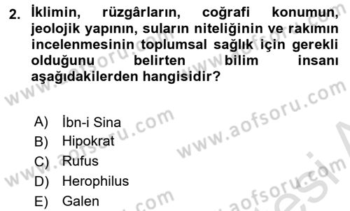 Coğrafi Bilgi Sistemlerinin Kullanım Alanları 2 Dersi 2023 - 2024 Yılı Yaz Okulu Sınav Soruları 2. Soru