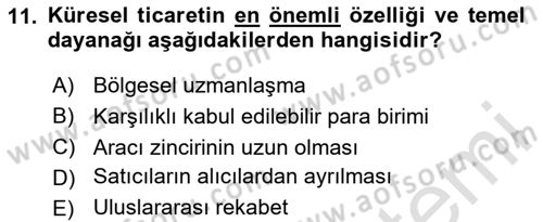 Coğrafi Bilgi Sistemlerinin Kullanım Alanları 2 Dersi 2024 - 2025 Yılı (Final) Dönem Sonu Sınav Soruları 11. Soru
