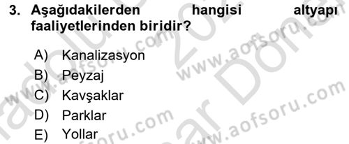 Coğrafi Bilgi Sistemlerinin Kullanım Alanları 2 Dersi 2024 - 2025 Yılı (Final) Dönem Sonu Sınav Soruları 3. Soru