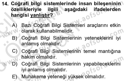 Cbs’de Proje Tasarımı ve Yönetimi Dersi 2022 - 2023 Yılı Yaz Okulu Sınav Soruları 14. Soru