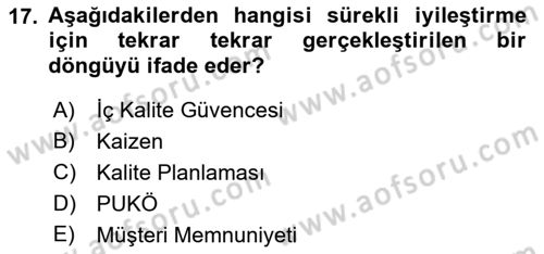 Cbs’de Proje Tasarımı ve Yönetimi Dersi 2023 - 2024 Yılı (Vize) Ara Sınavı 17. Soru