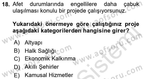 Cbs’de Proje Tasarımı ve Yönetimi Dersi 2023 - 2024 Yılı (Final) Dönem Sonu Sınav Soruları 18. Soru