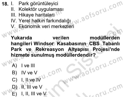 Cbs’de Proje Tasarımı ve Yönetimi Dersi 2023 - 2024 Yılı Yaz Okulu Sınav Soruları 18. Soru