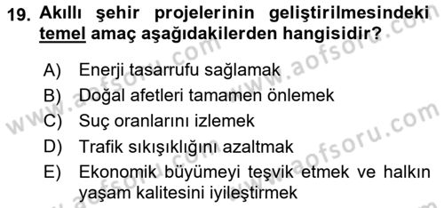 Cbs’de Proje Tasarımı ve Yönetimi Dersi 2024 - 2025 Yılı (Final) Dönem Sonu Sınav Soruları 19. Soru