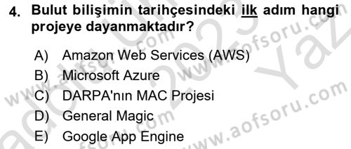 Web Tabanlı CBS Dersi 2023 - 2024 Yılı Yaz Okulu Sınav Soruları 4. Soru