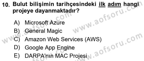 Web Tabanlı CBS Dersi 2024 - 2025 Yılı (Vize) Ara Sınav Soruları 10. Soru