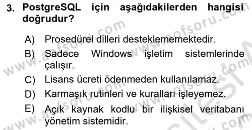 Web Tabanlı CBS Dersi 2025 - 2026 Yılı (Final) Dönem Sonu Sınav Soruları 3. Soru