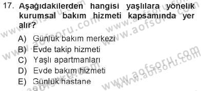 Sosyal Politika Dersi 2012 - 2013 Yılı Tek Ders Sınav Soruları 17. Soru
