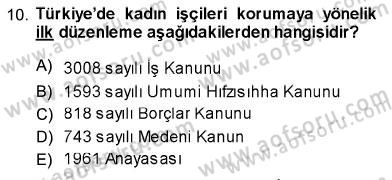 Sosyal Politika Dersi 2013 - 2014 Yılı (Final) Dönem Sonu Sınav Soruları 10. Soru