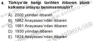 Sosyal Politika Dersi 2014 - 2015 Yılı (Vize) Ara Sınav Soruları 4. Soru