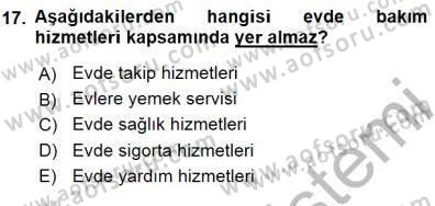Sosyal Politika Dersi 2015 - 2016 Yılı (Final) Dönem Sonu Sınav Soruları 17. Soru