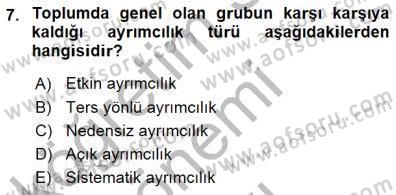 Sosyal Politika Dersi 2015 - 2016 Yılı (Final) Dönem Sonu Sınav Soruları 7. Soru