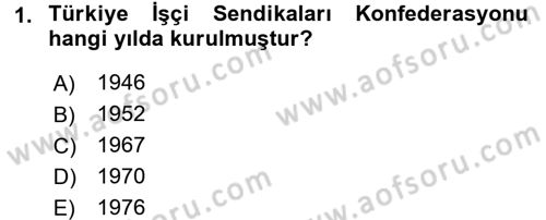Sosyal Politika Dersi 2016 - 2017 Yılı (Vize) Ara Sınav Soruları 1. Soru