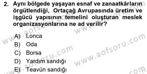 Sosyal Politika Dersi 2017 - 2018 Yılı 3 Ders Sınav Soruları 2. Soru