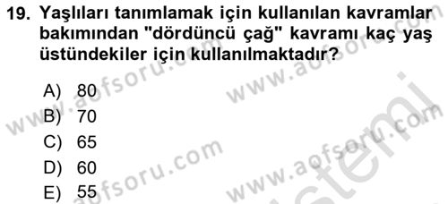Sosyal Politika Dersi 2021 - 2022 Yılı Yaz Okulu Sınav Soruları 19. Soru