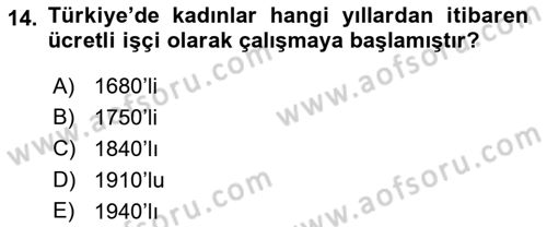 Sosyal Politika Dersi 2022 - 2023 Yılı (Final) Dönem Sonu Sınav Soruları 14. Soru