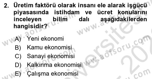 Sosyal Politika Dersi 2022 - 2023 Yılı (Final) Dönem Sonu Sınav Soruları 2. Soru