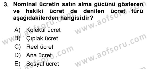 Sosyal Politika Dersi 2022 - 2023 Yılı (Final) Dönem Sonu Sınav Soruları 3. Soru