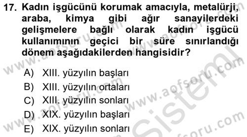 Sosyal Politika Dersi 2022 - 2023 Yılı Yaz Okulu Sınav Soruları 17. Soru
